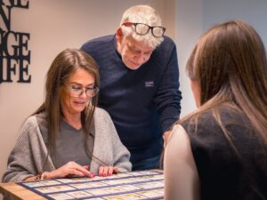 opleiding Lenormand kaartleggen basis met kaarten op tafel